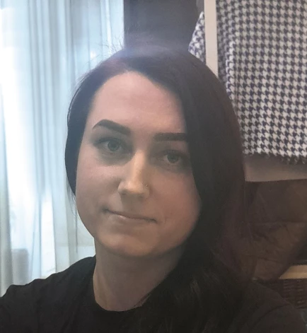 Friziermeistare Linda Demčuka.