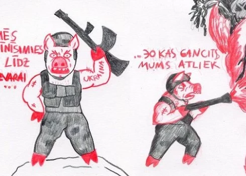 Опубликованный на портале общественных СМИ комикс о войне в Украине вызвал скандал