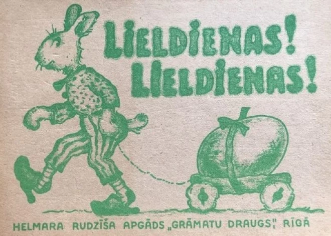 Margaritas Stārastes bilžu grāmatiņa bērniem “Lieldienas! Lieldienas!” iznāca Otrā pasaules kara laikā – 1944. gadā.