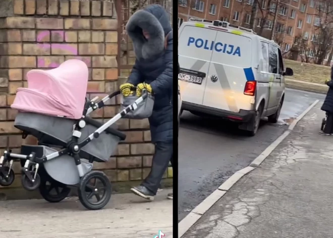 Рижанин увидел, как женщина "выгуливает" ребенка, и вызвал полицию
