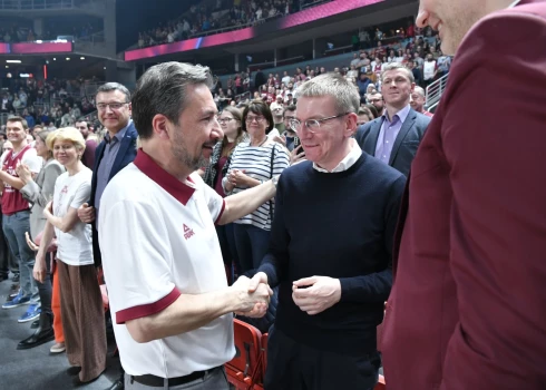 FOTO: Banki pēc Latvijas uzvaras: pēdējās divās spēlēs pretiniekiem bija vairāk iemeslu uzvarēt