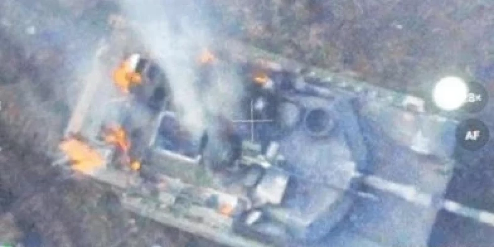 Ukraina zaudējusi savu pirmo “ M-1 Abrams” tanku 