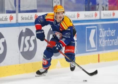 "Balcers paliek!": Šveices hokeja klubs paziņo par līguma pagarināšanu ar latviešu hokejistu