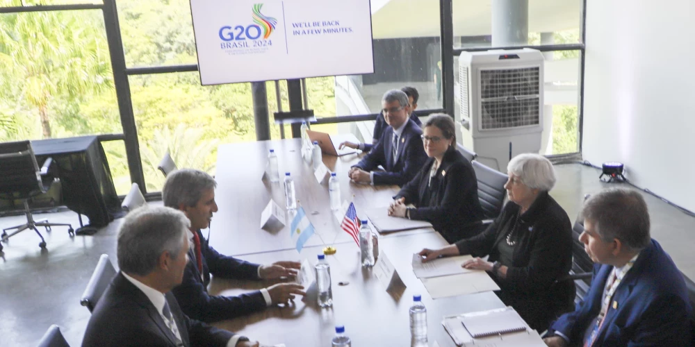 Nesaskaņu dēļ par karu Ukrainā G20 finanšu ministru sanāksme beidzas bez kopīga paziņojuma
