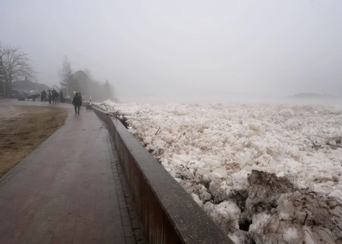 Ledus Daugavā pie Pļaviņām