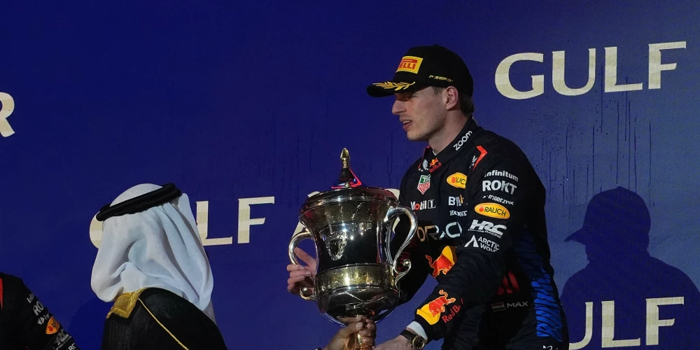 Verstapens sezonas ievadā uzvar Bahreinas "Grand Prix"