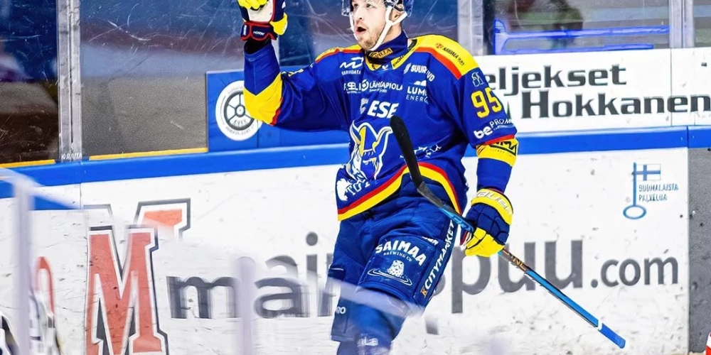 "Vārtu mašīna" Oskars Batņa iemet otrajā Somijas čempionāta spēlē pēc kārtas