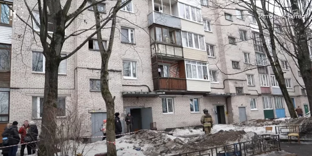 Кадр поврежденного дома