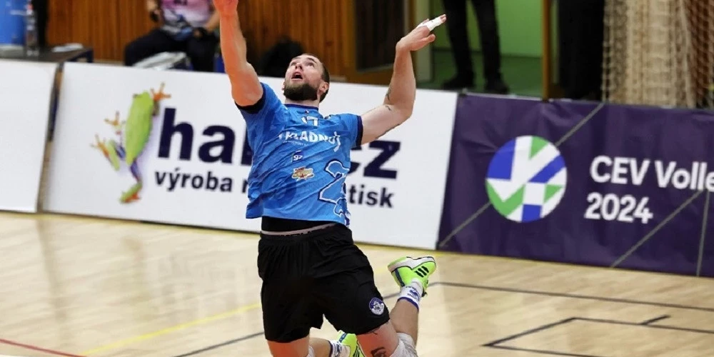 Latvijas izlases volejbolists Platačs Čehijas čempionāta regulārās sezonas rezultatīvākais spēlētājs