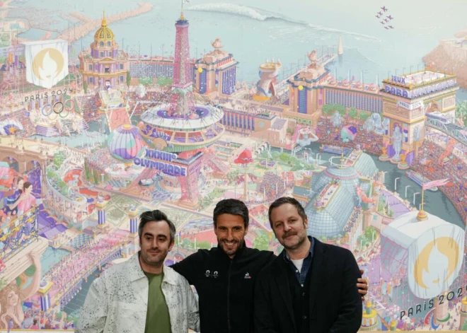 Tīmeklī asas diskusijas izraisījis Parīzes olimpisko spēļu plakāts