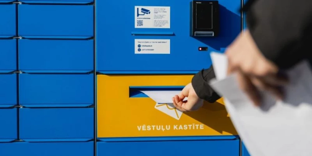 "Latvijas pasts" atklāj pirmos pakomātus ar vēstuļu kastītēm