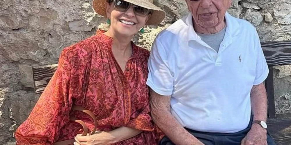 Ruperts Mērdoks un Jeļena Žukova (ekrānuzņēmums no "X")