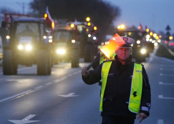 Polijas lauksaimniekiem neizdodas vienoties ar valdību;  protesti turpināsies