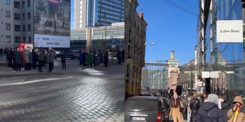 ВИДЕО: из Galleria Riga эвакуировали посетителей. Что случилось?