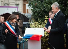 Parīzē atklāts Lietuvai par godu nosaukts skvērs