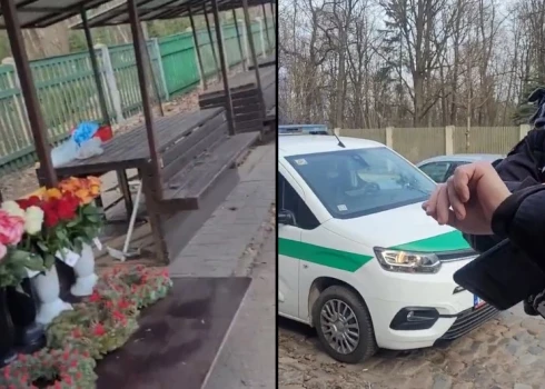 ВИДЕО: продавщица цветов в Риге впала в истерику, узнав, что должна соблюдать правила парковки
