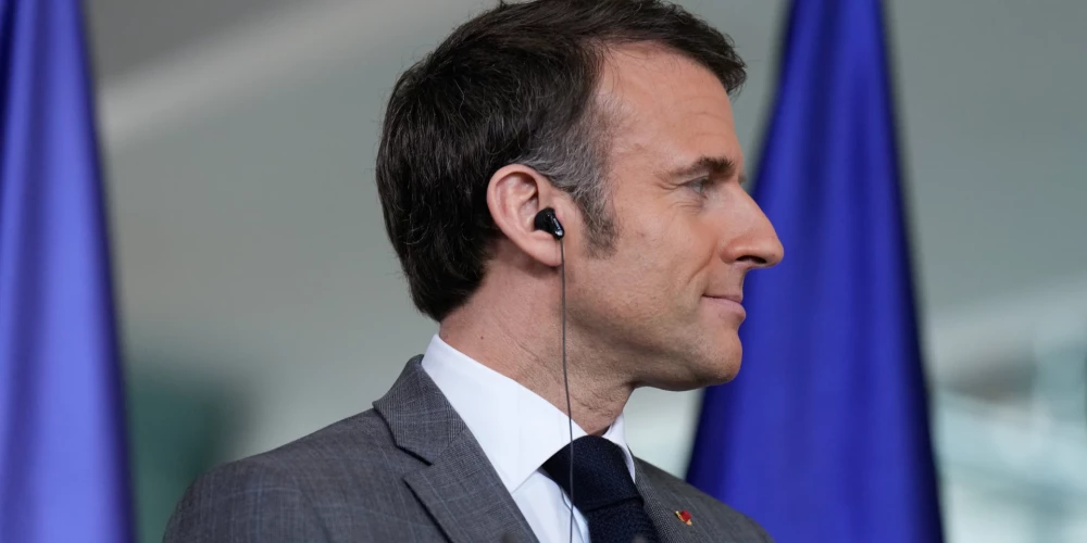 Francijas prezidents Makrons noliedz, ka viņam būtu domstarpības ar Vācijas kancleru Šolcu