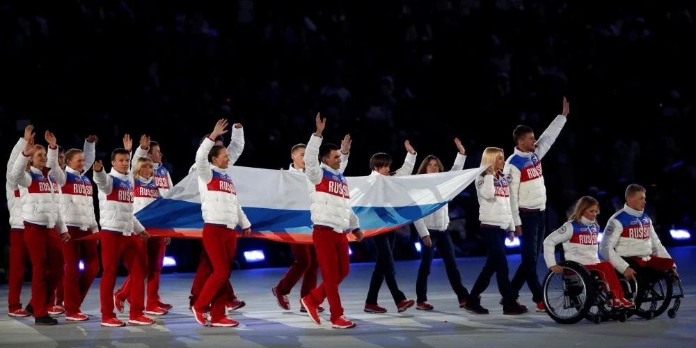 Krievijas un Baltkrievijas atlētiem liegta dalība Parīzes olimpisko spēļu atklāšanas ceremonijā