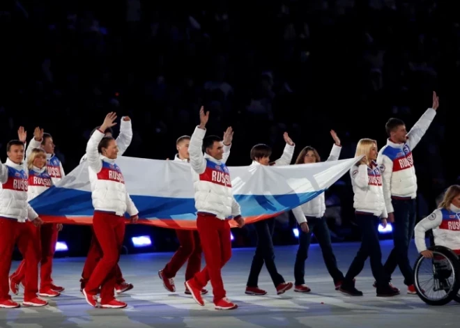 Krievijas un Baltkrievijas atlētiem liegta dalība Parīzes olimpisko spēļu atklāšanas ceremonijā