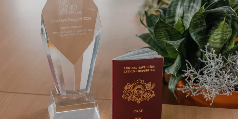 Latvijas pase saņēmusi starptautisku apbalvojumu