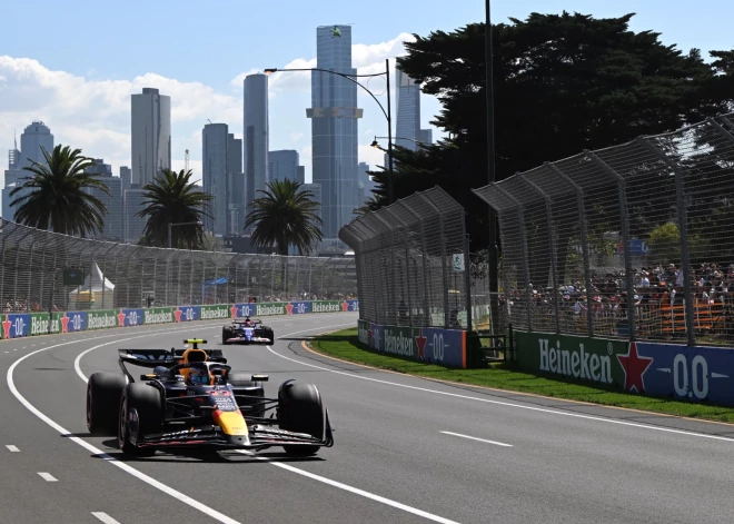 Lando Noriss un Šarls Leklērs ātrākie Austrālijas "Grand Prix" pirmajos treniņos