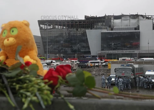 "Crocus City Hall" pēc teroristu uzbrukuma