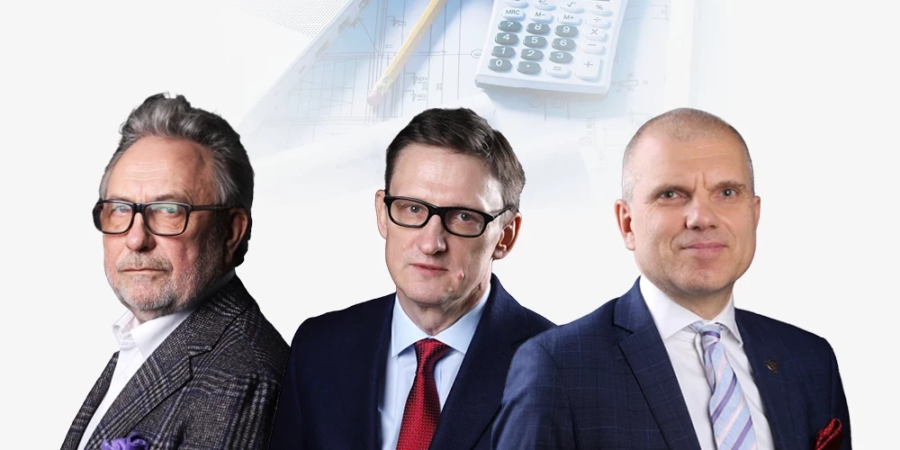 Pēteris Šmidre, Jurģis Liepnieks un Aigars Rostovskis vērtē Latvijas pašvaldības budžetu veidošanas kārtību.