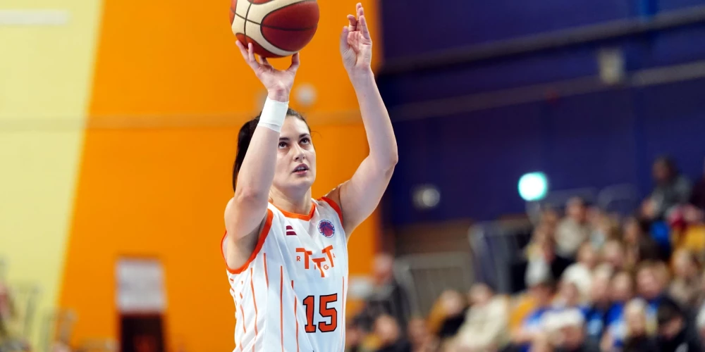 Ieva Pulvere bija viena no divām rezultatīvākajām Latvijas komandas spēlētājām