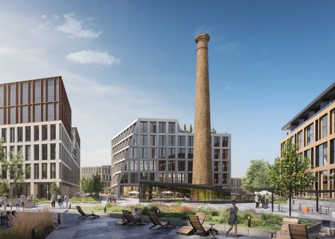 Rīgas centrā, Lāčplēša kvartālā, būvēs "Lidl" veikalu