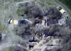VIDEO: ukraiņi ar HIMARS iznīcina okupantus, kas valsts dienvidos būvēja nocietinājumus