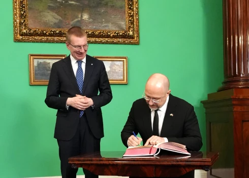 ФОТО: официальный визит премьер-министра Украины в Латвию
