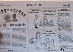 “Situāciju var interpretēt dažādi!” Laikraksts pauž savu nostāju par kontraversālo Ukrainas karikatūru