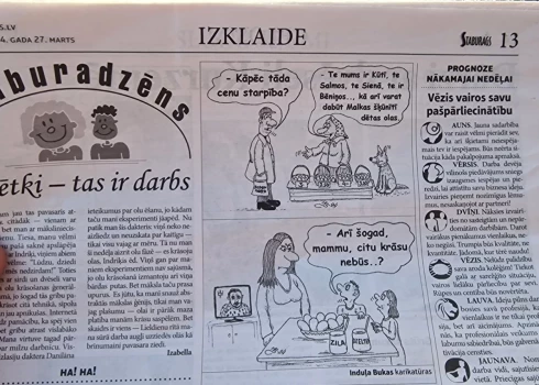 “Situāciju var interpretēt dažādi!” Laikraksts pauž savu nostāju par kontraversālo Ukrainas karikatūru