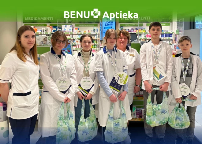 Ēnu dienas ietvaros 49 skolēni iepazīst farmaceita darbu BENU Aptiekās