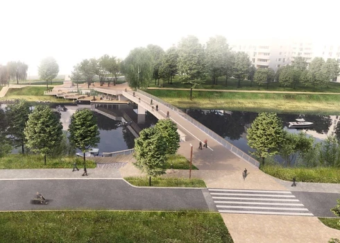 ФОТО: так будет выглядеть мост для пешеходов и велосипедистов через канал Зунда