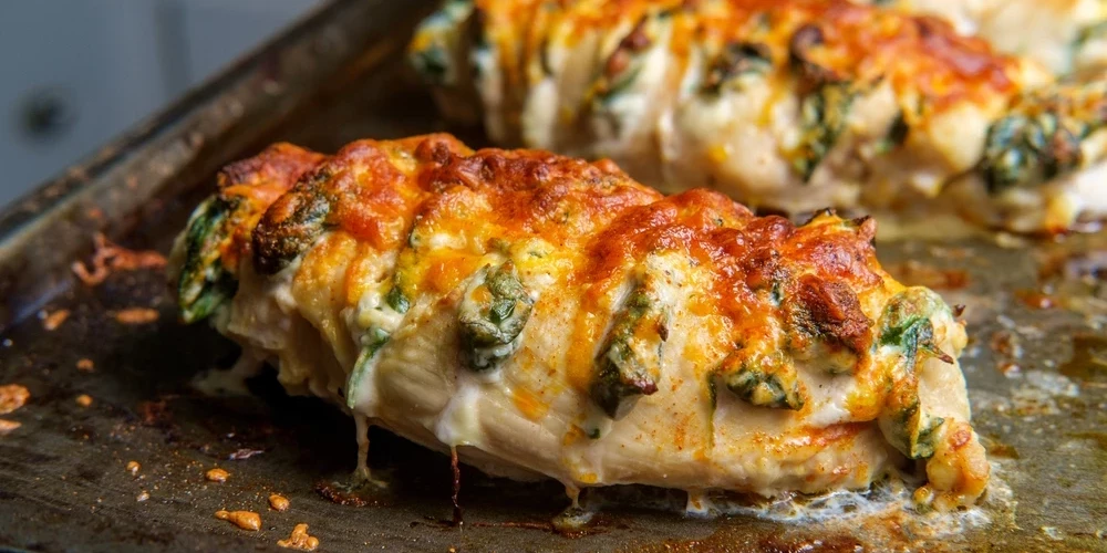 Сохраняйте рецепт: курица со шпинатом и сыром, от которой все останутся в восторге