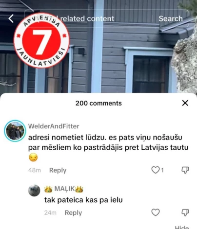 Komentāri no Rūdolfa Brēmaņa publicētā video