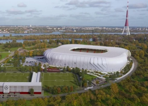 Несмотря на протесты, Рижская дума выделила землю на Луцавсале под строительство стадиона