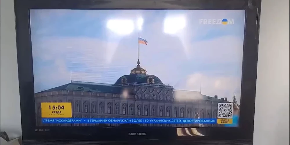 Platformas "Tet" tiešraidi pārtraukuši Krievijas propagandas klipi