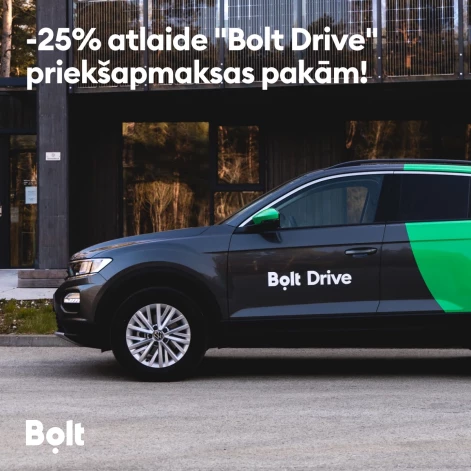 Izmantojot “Bolt Drive”, jābūt atbildīgiem un uzmanīgiem.