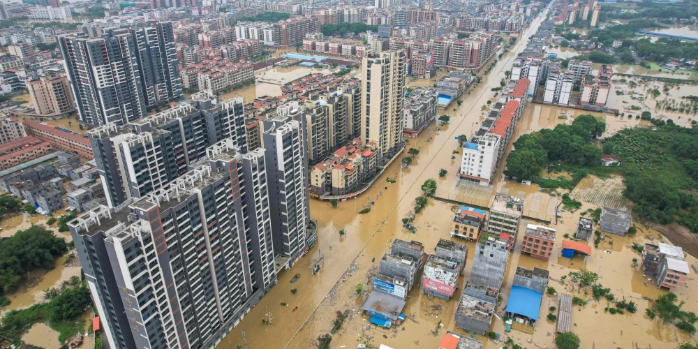 В Китае - сильнейшее за 50 лет наводнение: эвакуированы около 50 000 человек