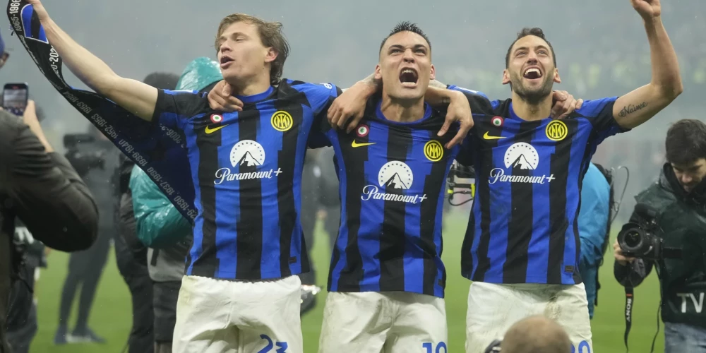 "Inter" futbolisti kļūst par Itālijas čempioniem