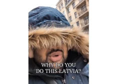 "Латвия, за что?" Иностранец записал видео, ругаясь на нашу погоду