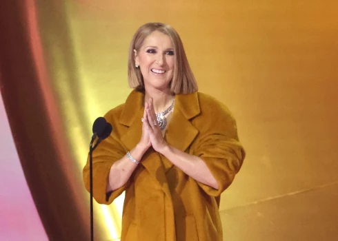 Selīna Dioan šā gada februārī “Grammy” balvu ceremonijas vakarā.