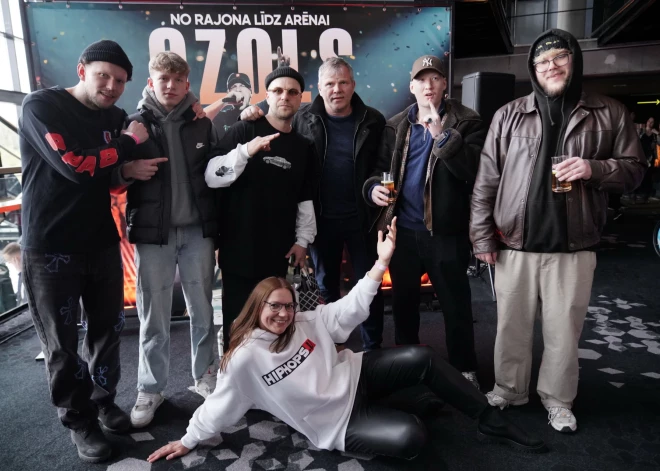 Latviešu hiphopa zvaigznes Ozola koncertfilmas “No rajona līdz arēnai” pirmizrāde kinoteātrī “Forum Cinemas” (foto: Mārtiņš Ziders)