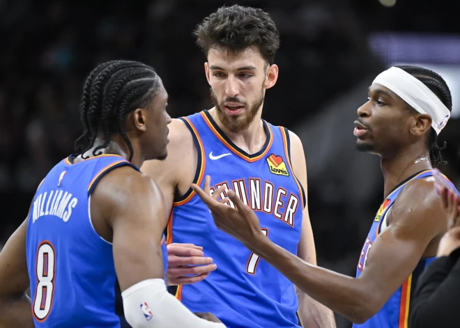 "Thunder" lielais trijnieks pārliecinoši nokārto otro uzvaru pret "Pelicans"