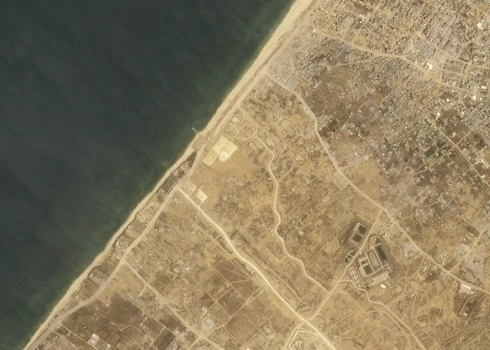 ASV armija būvē pagaidu ostu Gazas joslas piekrastē