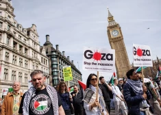 Simtiem tūkstoši cilvēki Londonā dosies palestīniešu atbalsta gājienā