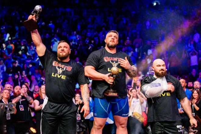 Latviešu spēkavīrs uz Eiropas stiprāko cilvēku goda pjedestāla otrā pakāpiena.