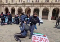 Francijas varasiestādes aptur palestīniešu atbalsta akciju Sorbonnas Universitātē